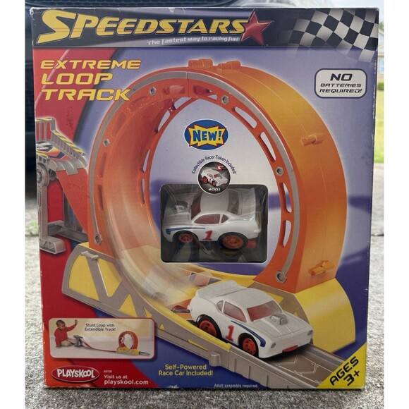 Playskool Hasbro Speedstars Extreme Loop Car Track Self-Powered Race Car Toy NIB - Picture 1 of 5